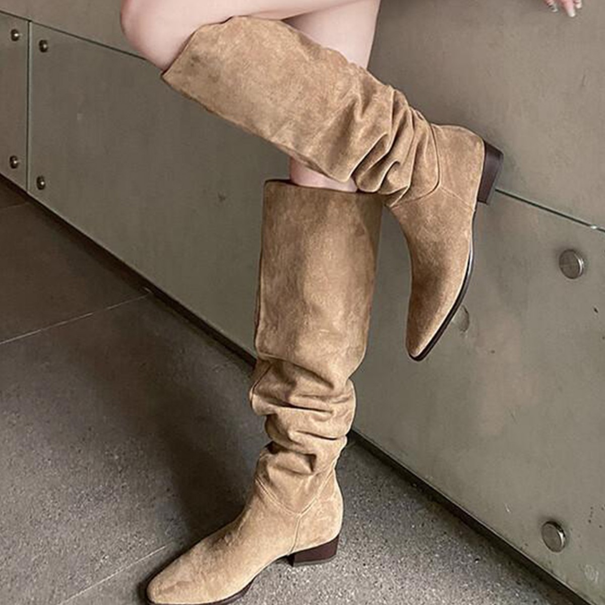 Knee High Sock Women - Botas altas hasta la rodilla para