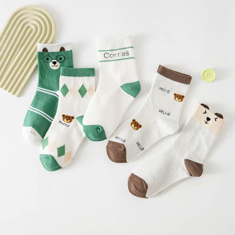 Cotton Crew Sock Pack - Paquete de 5 pares de calcetines