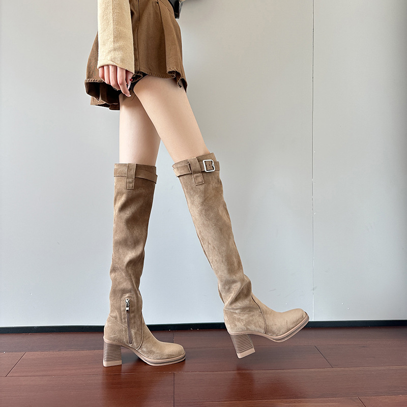 Botas hasta la rodilla de tacó - Knee High Sock Women reseña y precio