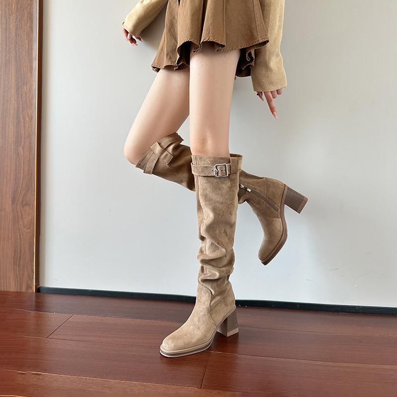 Botas hasta la rodilla de tacó - Knee High Sock Women reseña y precio
