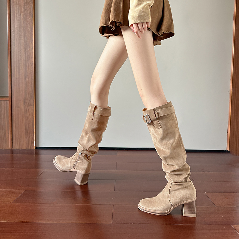 Botas hasta la rodilla de tacó - Knee High Sock Women reseña y precio